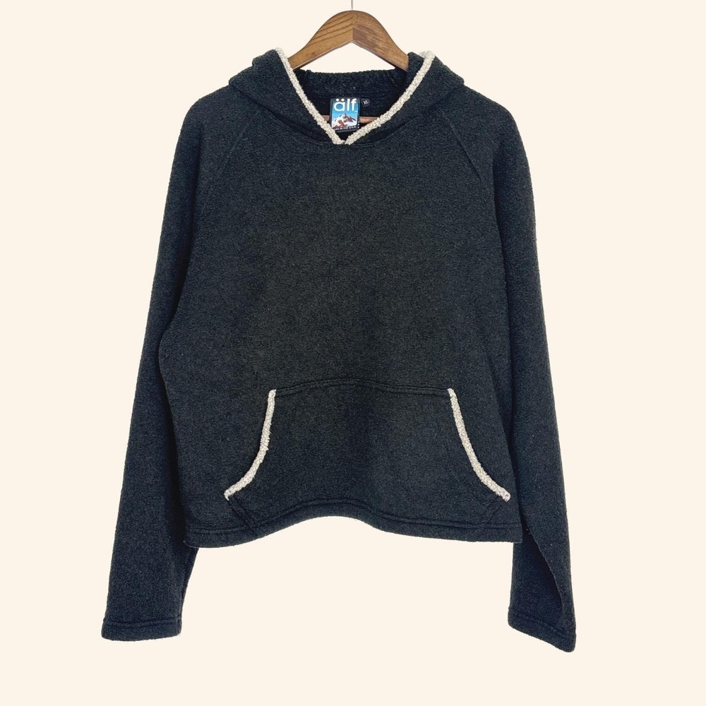 Made in USA Black Fleece Pullover Hoodie XL